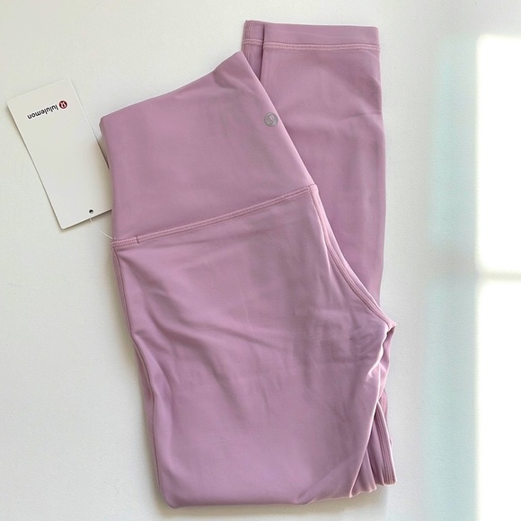 NWT Lululemon Align High-Rise Pant 25" Pink Peony Size 8 - Picture 1 of 11